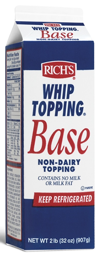 Whip Topping Base non-dairy topping concentrate