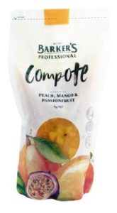 Barkers compote peach mango passionfruit