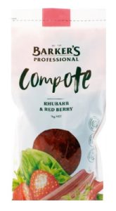 Barkers compote ruhbarb and red berry